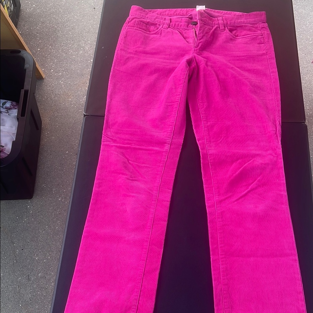 J. Crew Pink Straight Leg Pants